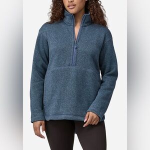 Patagonia Better Sweater Oversized half zip Utility Blue